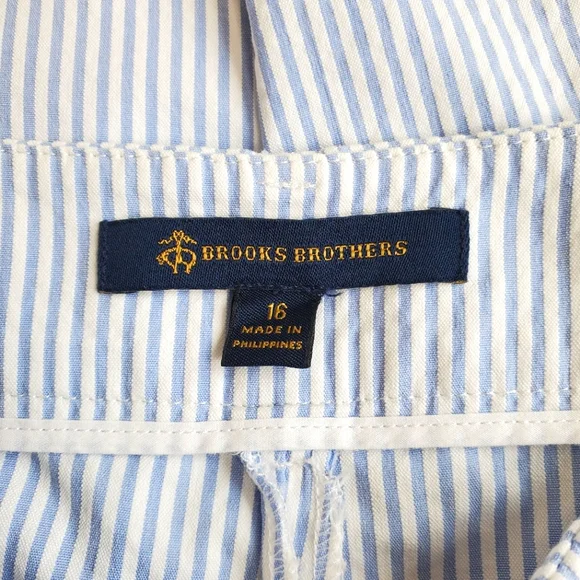 Brooks Brothers Women's Seersucker Pants (Size 16) - Picture 3 of 7